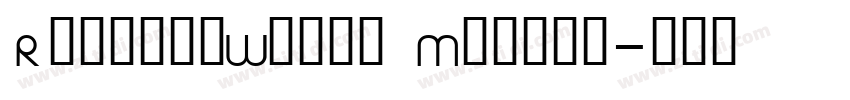 RealistWvide Medium字体转换